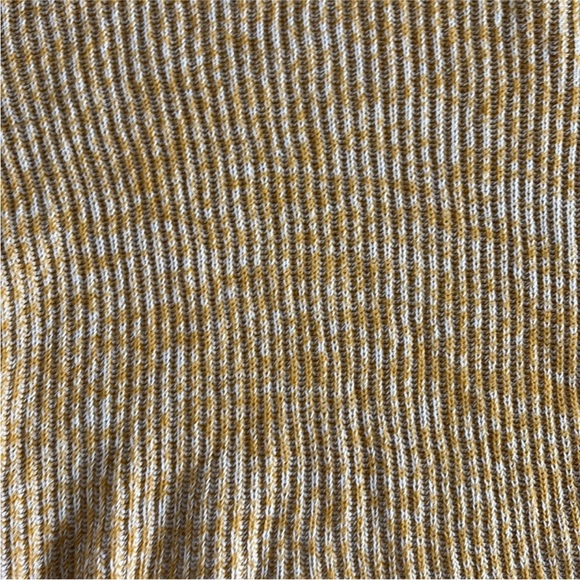 Cotton On Size Small Yellow Cropped Bohemian Style Sweater. - Picture 3 of 6